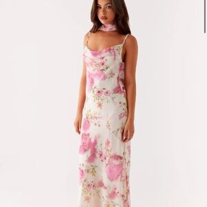 Peppermayo Exclusive - Spencer Maxi Dress - Ivory Floral Print